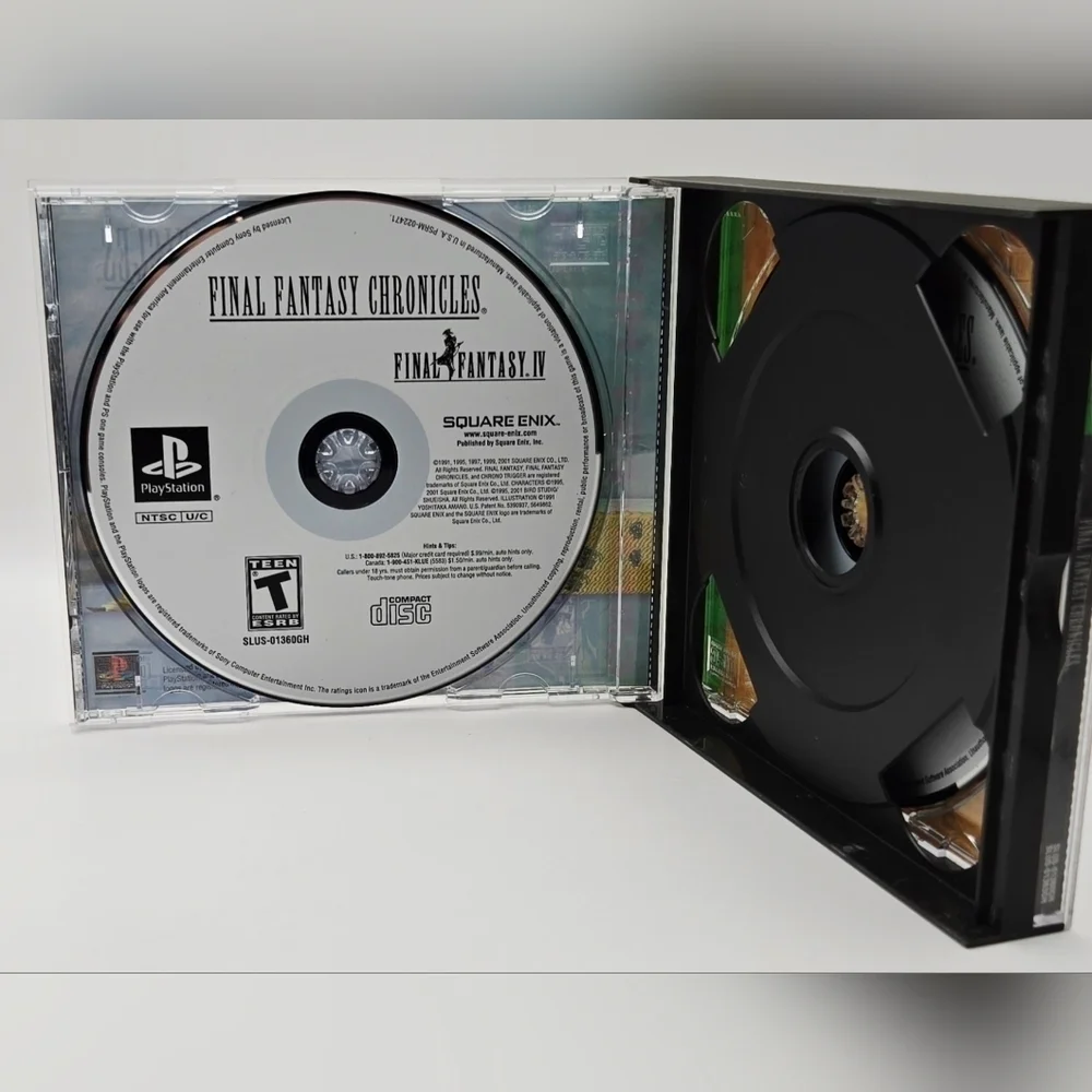 Final Fantasy Chronicles PS1 GH - Complete, 2 Discs, FF IV & Chrono - Picture 5 of 6